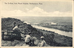 The Ox-Bow, from Mount Holyoke; Northampton, Mass Postcard