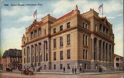 Court House Galveston, TX Postcard Postcard