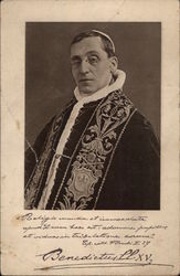 Urzedowo Pocztowka, Benedictus LL XV Postcard