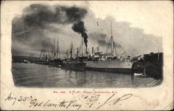 CP Rv. Docks Postcard