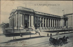 US Post Office Indianapolis, IN Postcard Postcard