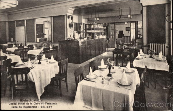 Grand Hotel de la Gare et terminus - Salle de Restaurant Blois France