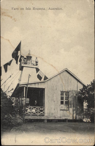 Faro en Isla Roqueta - Lighthouse Acapulco Mexico