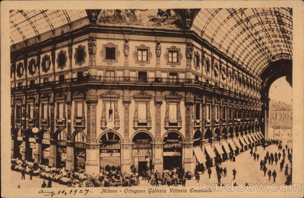 Ottagono Galleria Vittorio Emanuele Milan Italy