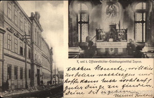 K. und k. offizierstochter--Erziehungsinstitut Sopron Hungary