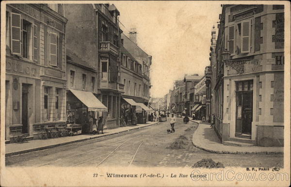 La Rue Carnot Wimereux, France