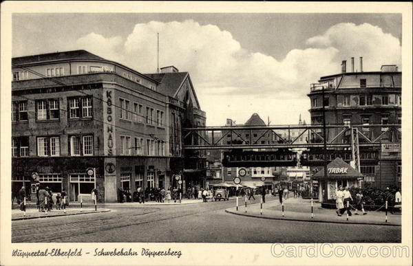Elberfeld - Schwebebahn Doppersberg Wuppertal Germany