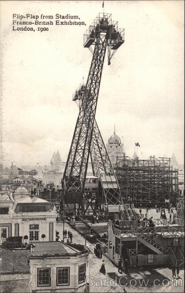 Flip-Flap from Stadium, Franco-British Exhibition 1908 London England