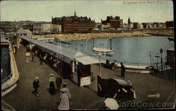 View from the West Pier Brighton England Sussex