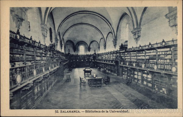 Biblioteca de la Universidad Salamanca Spain