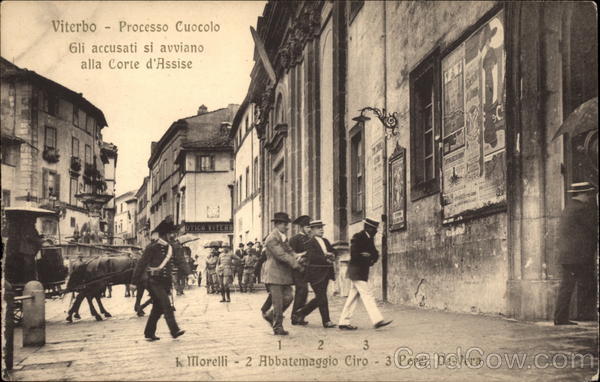 Processo Cuocolo - Mafia Viterbo Italy