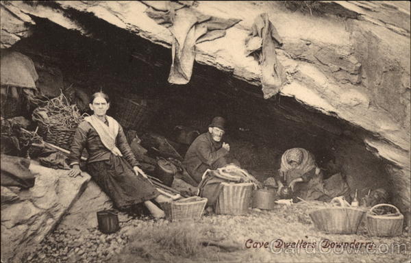 Cave Dwellers Downderry England Cornwall