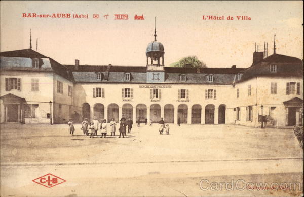 L'Hotel de Ville - Town Hall Bar-sur-Aube France