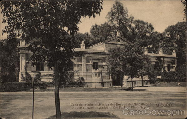 House of Administration of the Park of Chapultepec Mexico City