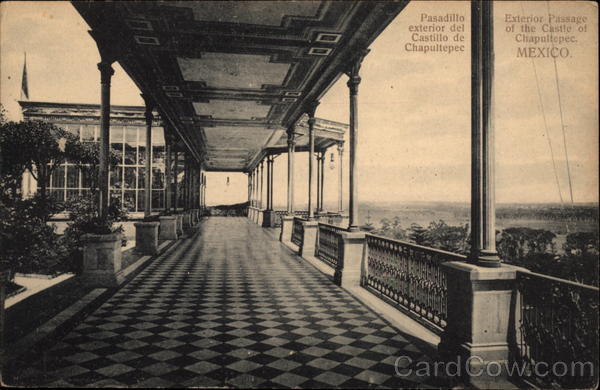 Exterior Passage of the Castle of Chapultepec Mexico City