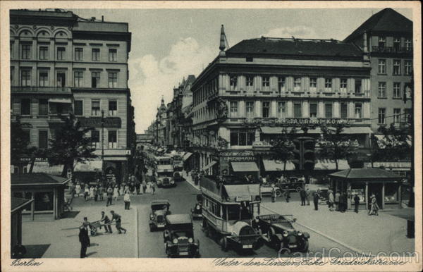 Unter den Linden, Friedrichstrasse Berlin Germany