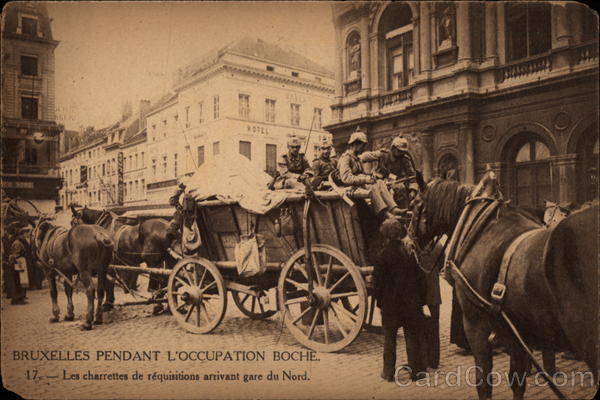 Before the German Occupation Brussels Belgium