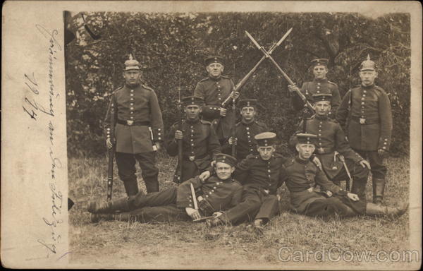 Informal Photo of Unidentified Soldiers, ca. 1924 Military