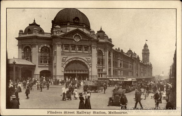 Flinders Street Railway Station Melbourne Australia