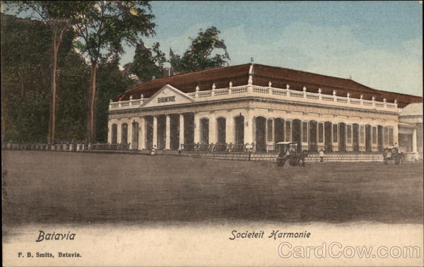 Societeit Harmonie Batavia Indonesia Southeast Asia