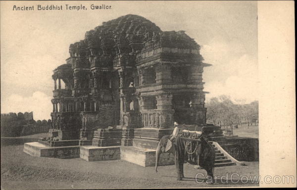 Ancient Buddhist Temple Gwalior India