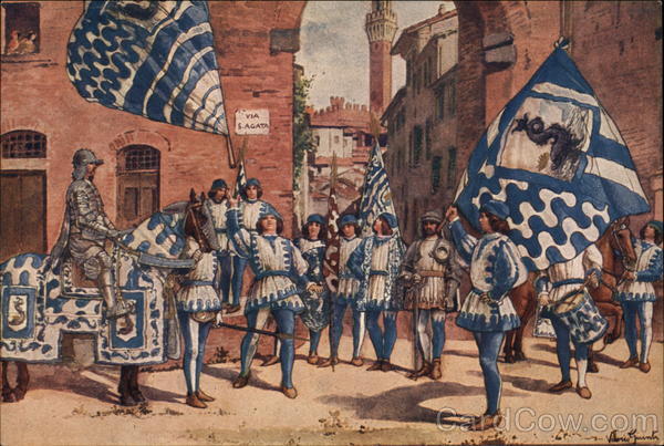 The Historic Districts of Siena Italy