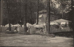 Parc de Versailles - Cafe-Restaurant de la Flotille du Canal Postcard