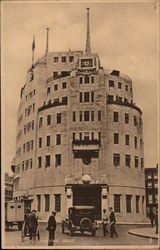 Broadcasting House - British Broadcasting Corporation - BBC London, England UK Postcard Postcard