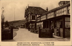 Moorcock Inn, Waddington Clitheroe, England Lancashire Postcard Postcard