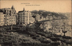 Hoteles de la Concha Postcard