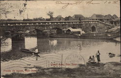 Fraida de aguas, San Juan - Water Tube Manila, Philippines Southeast Asia Postcard Postcard