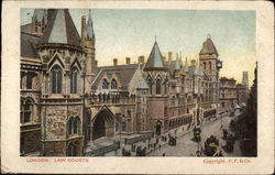 Law Courts London, England Postcard Postcard