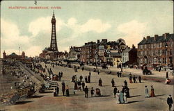 South Promenade Blackpool, United Kingdom Lancashire Postcard Postcard