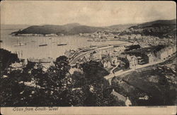 View form the South-West Postcard