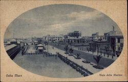 Viale della Marina - View of the beach Postcard
