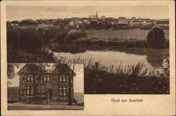 View of Town Postcard