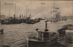 Hafen - Port Hamburg, Germany Postcard Postcard