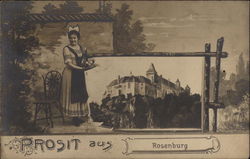 Cheers from Rosenberg Postcard