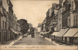 Place d'Armes (sud) Vendome, France Postcard Postcard
