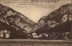 Hotel Talhof in the Austrian Alps Reichenau, Austria Postcard Postcard