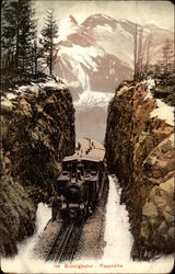 Brunigbahn - Passhohe Postcard