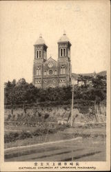 Catholic Church at Urakami Postcard