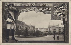 University of Leipzig - 500th Anniversary 1909 Germany Postcard Postcard