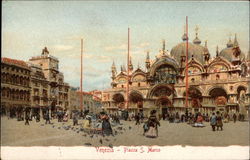 St. Mark's Square Venice, Italy Postcard Postcard