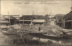 La Place du Calebassier et la rue des Trois Chandelles Postcard
