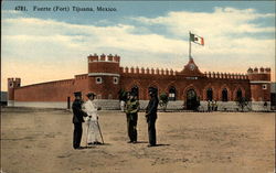 Fort Tijuana in Mexico Postcard