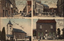 Views of Town Postcard