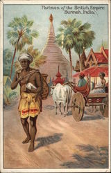 Postmen of the British Empire: Burmah India Postcard