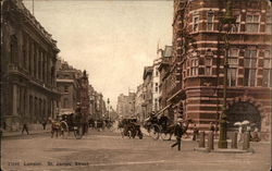 St. James' Street London, England Postcard Postcard