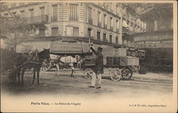 Paris Vecu. - Le Baton de l' Agent Postcard